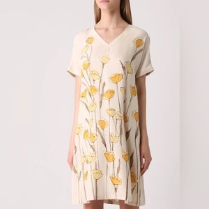 Loro Piana 100% silk shift dress small $2200